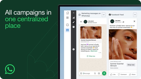 WhatsApp ad manager