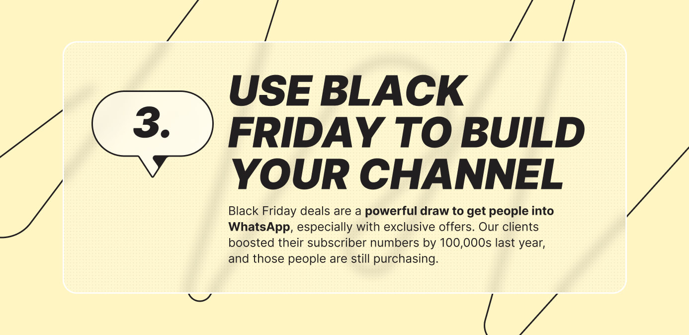 Use black friday to build your channel | charles