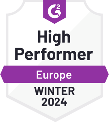 G2 High Performer Europe Winter 2024