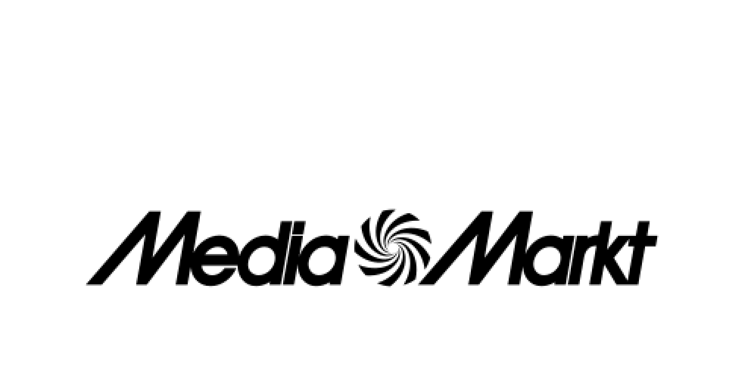 MediaMarkt logo high up