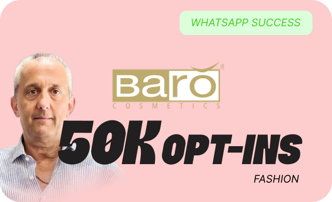 Baro Cosmetics - WhatsApp marketing success
