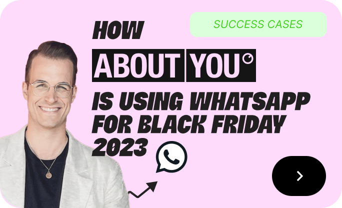 Come about you sta utilizzando WhatsApp durante il  black friday 2023