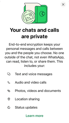 whatsapp encryption