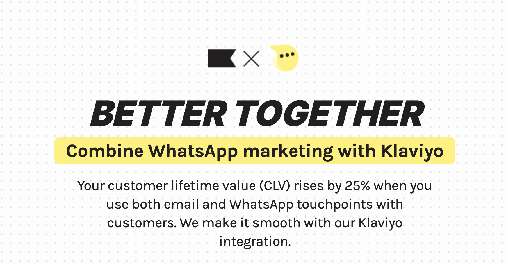 charles and Klaviyo offer a WhatsApp email integration for brands